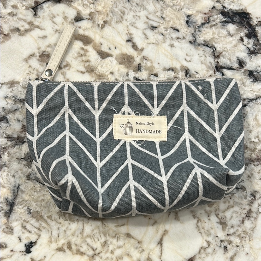 Gray Patterned Women's Bag